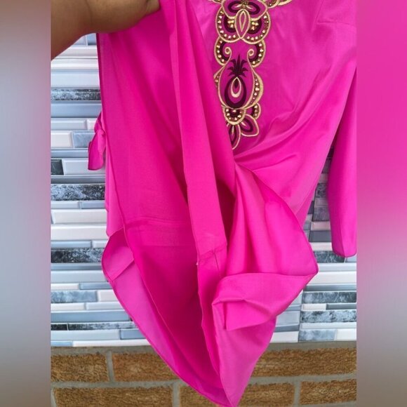 COPY - Lilly Pulitzer. Avila Stretch Silk Dress medium - Picture 8 of 15